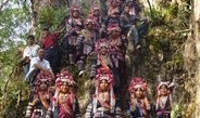 <p>On Women’s Day, 8 March 2013, the well-dressed Akha women took one day off work and enjoyed their holiday. They visited the sugar factory, a mansion of the late Dai chieftain and went trekking in a park located on the outskirt of the town. All costs of food, drink, and transportation were covered by the local government. In the park, they climbed up the rock and asked me to take the photo.<br /><br />Photo: Ruijing Wang, Menglian, China, 2013<br />Max Planck Institute for Social Anthropology</p>