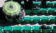 <p>Verlassene Reihen im staatlichen Hippodrom in Duschanbe nach den zentralen <em>Navruz</em>-Feierlichkeiten. <em>Navruz</em> ist der Name des persischen Neujahrsfestes, das am 21. März gefeiert wird.<br /><br />Photo: Małgorzata Biczyk, Duschanbe, Tadschikistan, 2011<br />Max-Planck-Institut für ethnologische Forschung</p>