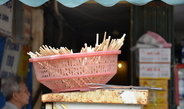 <p>This bowl of chopsticks placed on a distribution box after lunch time shows the blurring boundaries between the public and private sphere in Hanoi: Eating on the streets is a distinct feature of everyday life in Vietnam’s capital and Hanoians are willing to drive long distances just to eat at their favourite food stall.<br /><br />Photo: Lisa Barthelmes, Hanoi, Vietnam, 2012<br />Max Planck Institute for Social Anthropology</p>