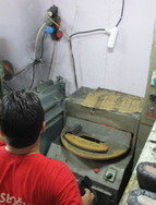 Shoemaker in his workshop in Konya, Turkey.