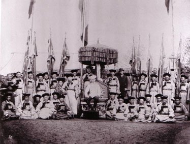 <p>Czarevich Nicholas II with Buryat Deputies from Aga District, Trans-Baikal (17.6. 1891).</p>