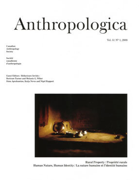 Rural Property. Anthropologica Vol. 51 No. 1