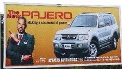 Ghanaian Advertisment for the Mitsubishi Pajero