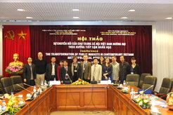Teilnehmer des Workshops “The Transformation of Public Markets in Contemporary Vietnam”, 12. April 2013, Hanoi, Vietnam