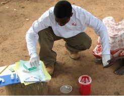 Blood Drawing and Interviewing for a Malaria Survey (2006)