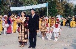 The Day of Uzbek language and Culture in Shymkent, South Kazakhstan, 1. Novermber 2003