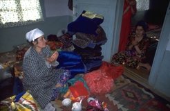 Religious and life-cycle ceremonies involve the exchange of gifts, which are often displayed the visitors.