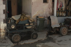 Mobile wood saws, sources of income in Shuto Orizari (Skopje 2015)