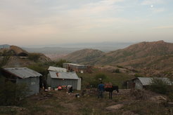 Roma pilgrims on a holy mountain site in the southern part of North Macedonia during the Ederlezi festivities (Prilep 2015)