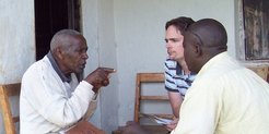 Dominik Kohlhagen during his fieldwork in Burundi (1)