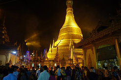 Shwemokehtaw Pagoda in Pathein.