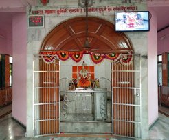 Inside the Ganpati temple.