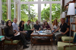 Dimitra Kofti, Chris Hann, Natalia Buier, Tristam Barrett, Marek Mikuš, Charlotte Bruckermann, Hadas Weiss, Don Kalb (from left to right).