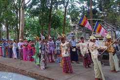 A small part of the procession.