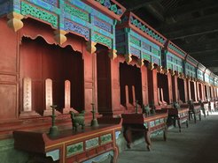 Ancestral tablets in a Confucian temple (Qufu).