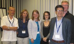 From left: Chris Hann, Ildikó Bellér-Hann, Dagmar Schäfer, Marie Favereau, Krishan Kumar and Burkhard Schnepel.