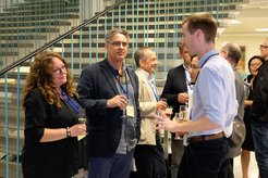Jacqueline Knörr and Wilson Trajano Filho with guests at the presentation of their book at the EASA conference in Stockholm