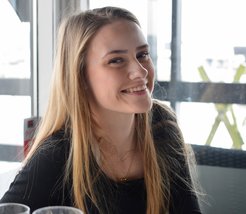 Young, blond Danish girl.