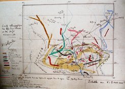 Ethnographic map, Lao-Chinese-Burmese frontier (École Française d’Extrême-Orient Paris, 1899).