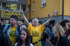 Widerstand gegen Zwangsräumungen in Zagreb, 2017