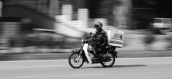 Pizza delivery driver.