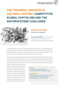 Annual Goody Lecture Features Thomas Hylland Eriksen on the Competition between China and Western Europe and Its Consequences
