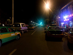 Taxis gathering, Xi’an, 2022.